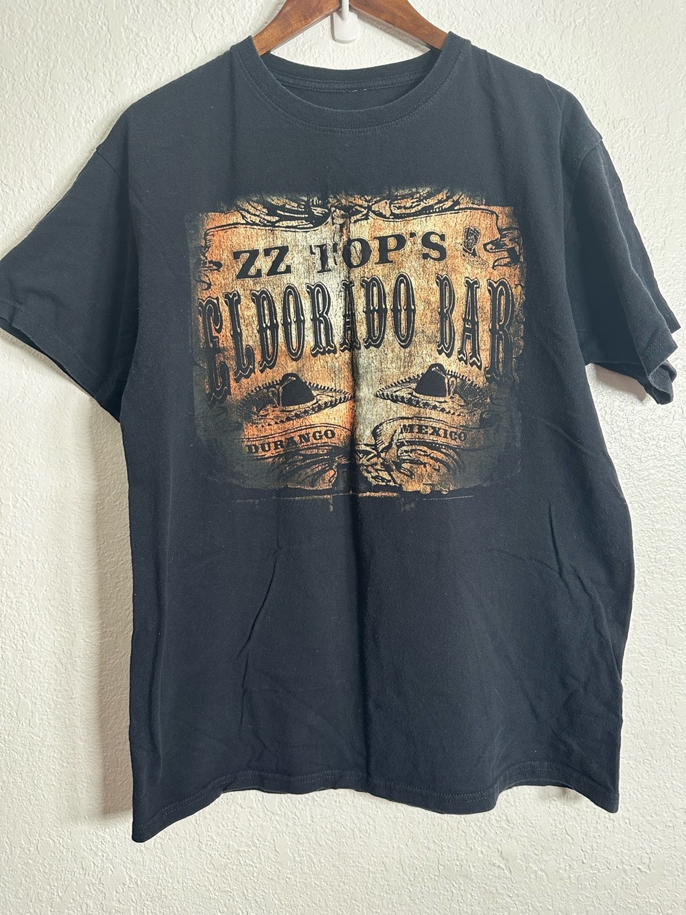 ZZ Top US Tour 2012 El Dorado Bar Tee Shirt No Size Tag~ See Measurements listed